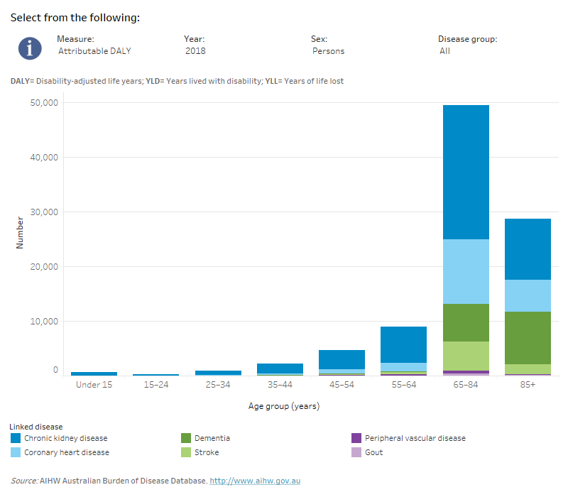 Australian Burden Of Disease Study 2018: Interactive Data On Risk ...