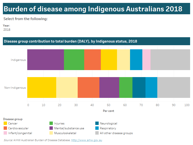 Australian Burden Of Disease Study 2018: Interactive Data On Disease ...