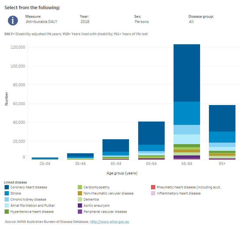 Australian Burden Of Disease Study 2018: Interactive Data On Risk ...